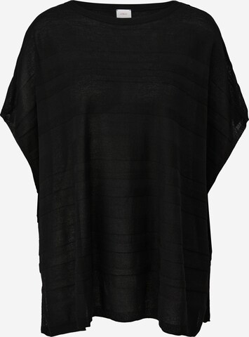 s.Oliver Cape in Black: front