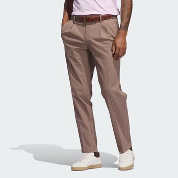 ADIDAS PERFORMANCE - regular Pantalón deportivo 'Originals Twistknit Pleated' en marrón: frente