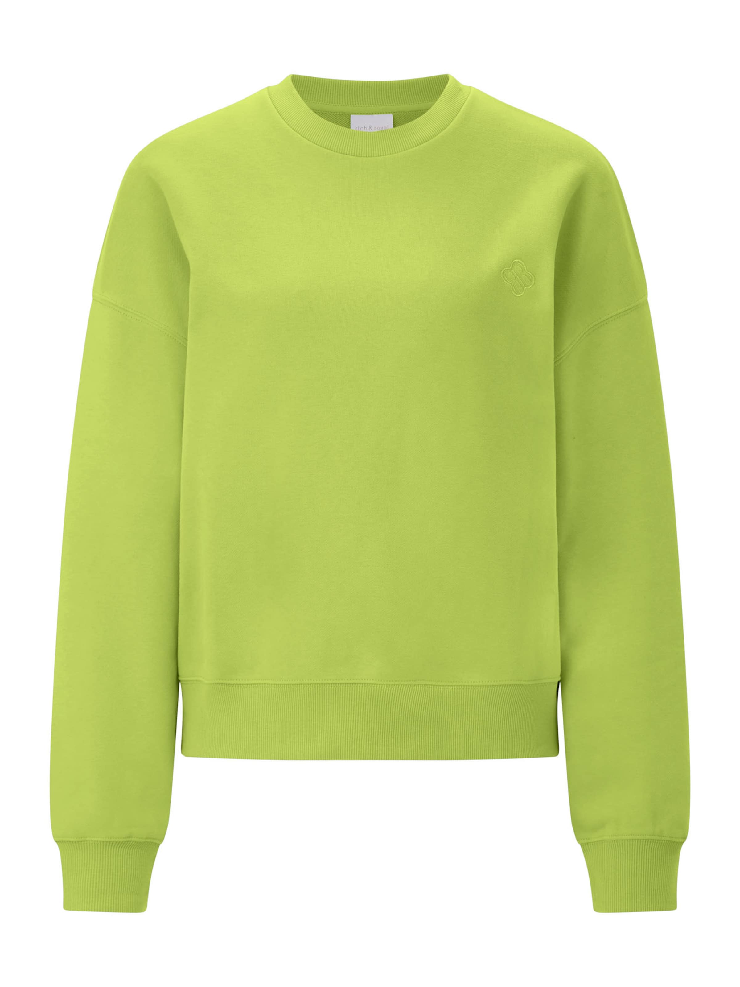 Rich & Royal - Sweatshirt em verde: frente