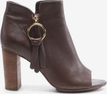See by Chloé Dress Boots in 40 in Brown: front