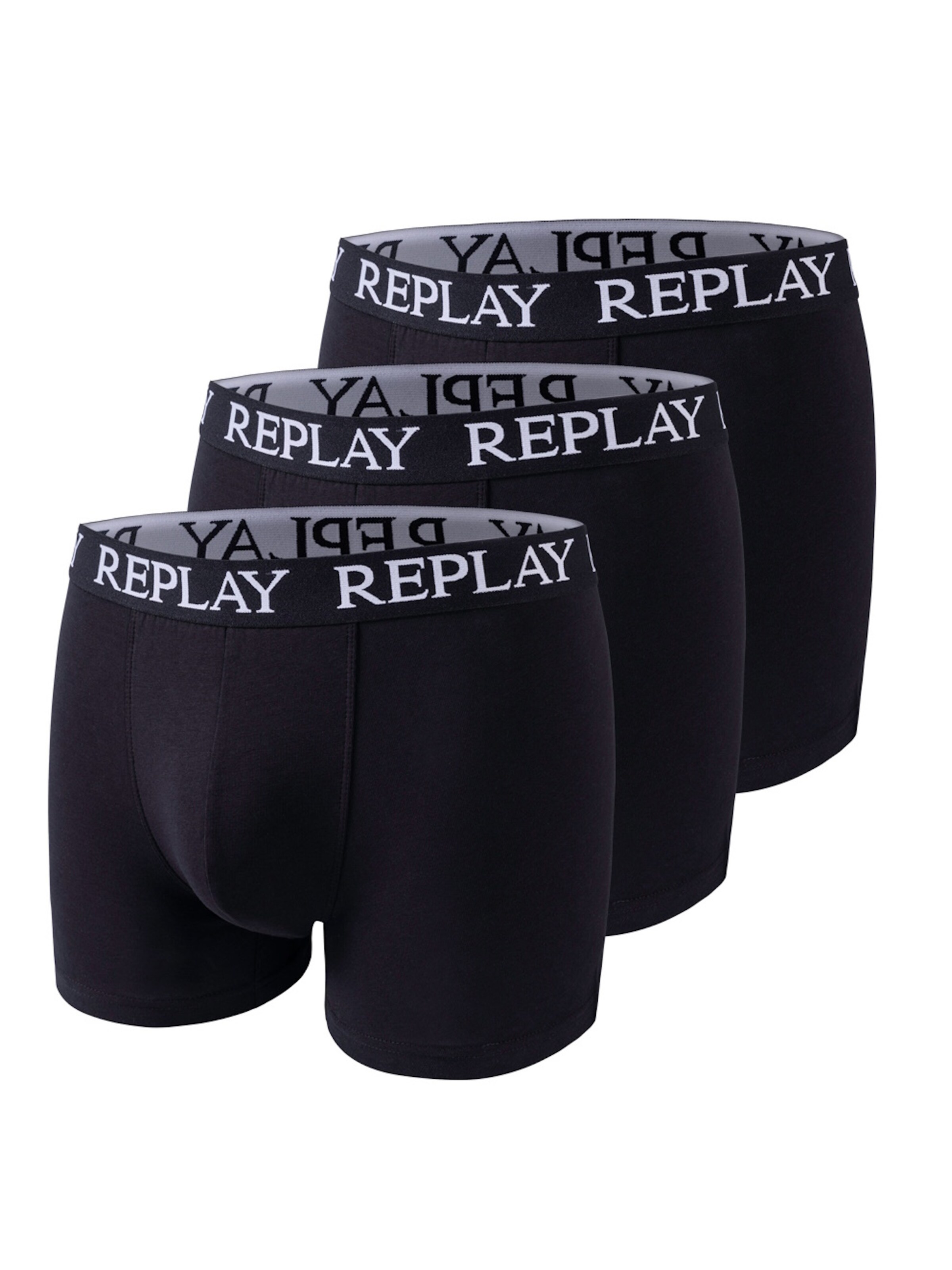 REPLAY Boxer shorts in Black: front