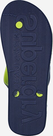 Flip-flops de la Superdry pe albastru