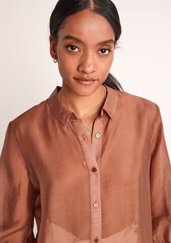 COMMA Blouse in Bruin