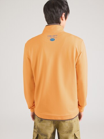 CAMP DAVID - Sudadera con cremallera en naranja