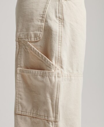 Loosefit Pantalon Superdry en beige