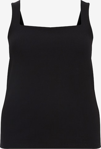 WE Fashion - Top en negro: frente