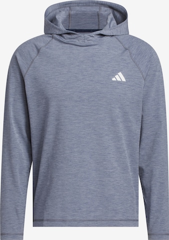 ADIDAS PERFORMANCE - Camisa funcionais 'Ultimate365 Heather' em azul: frente