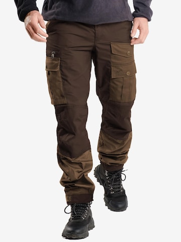 normani Regular Outdoor Pants 'Leviathan' in Brown: front