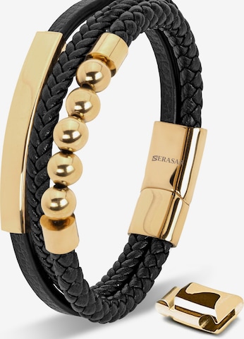 SERASAR Armband 'Pearl' in Gold: Vorderseite