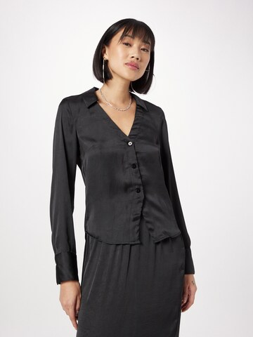 Monki Blouse in Black: front