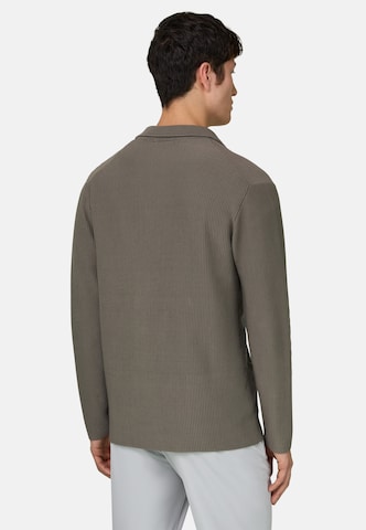 Boggi Milano Knit cardigan in Brown