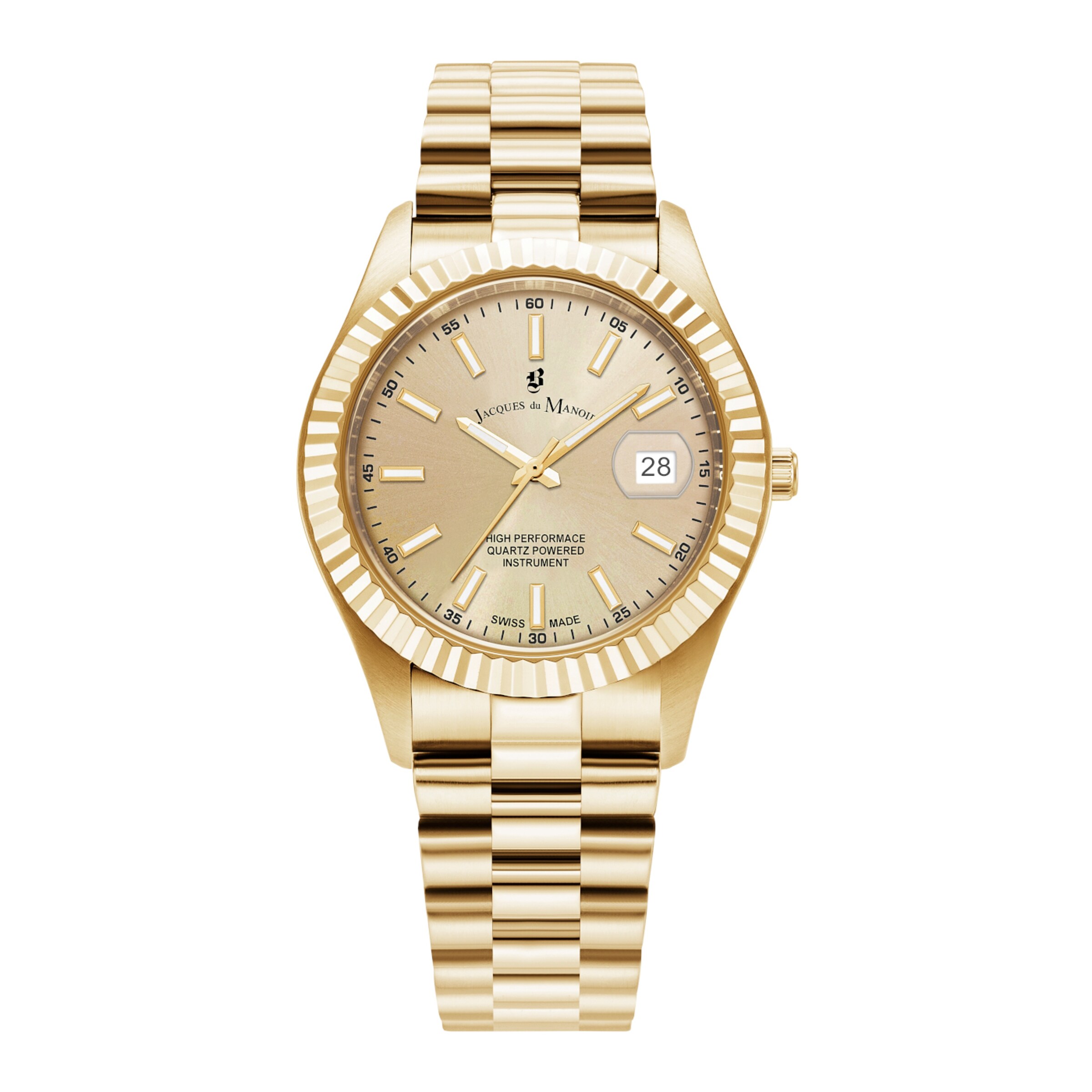 Jacques du Manoir Analog watch in Gold, Item view