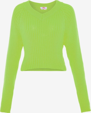 Pull-over MYMO en vert : devant