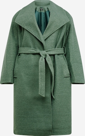Dorothy Perkins Curve Between-Seasons Coat in Green: front