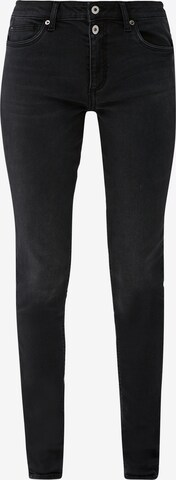 QS Skinny Jeans i grå: forside