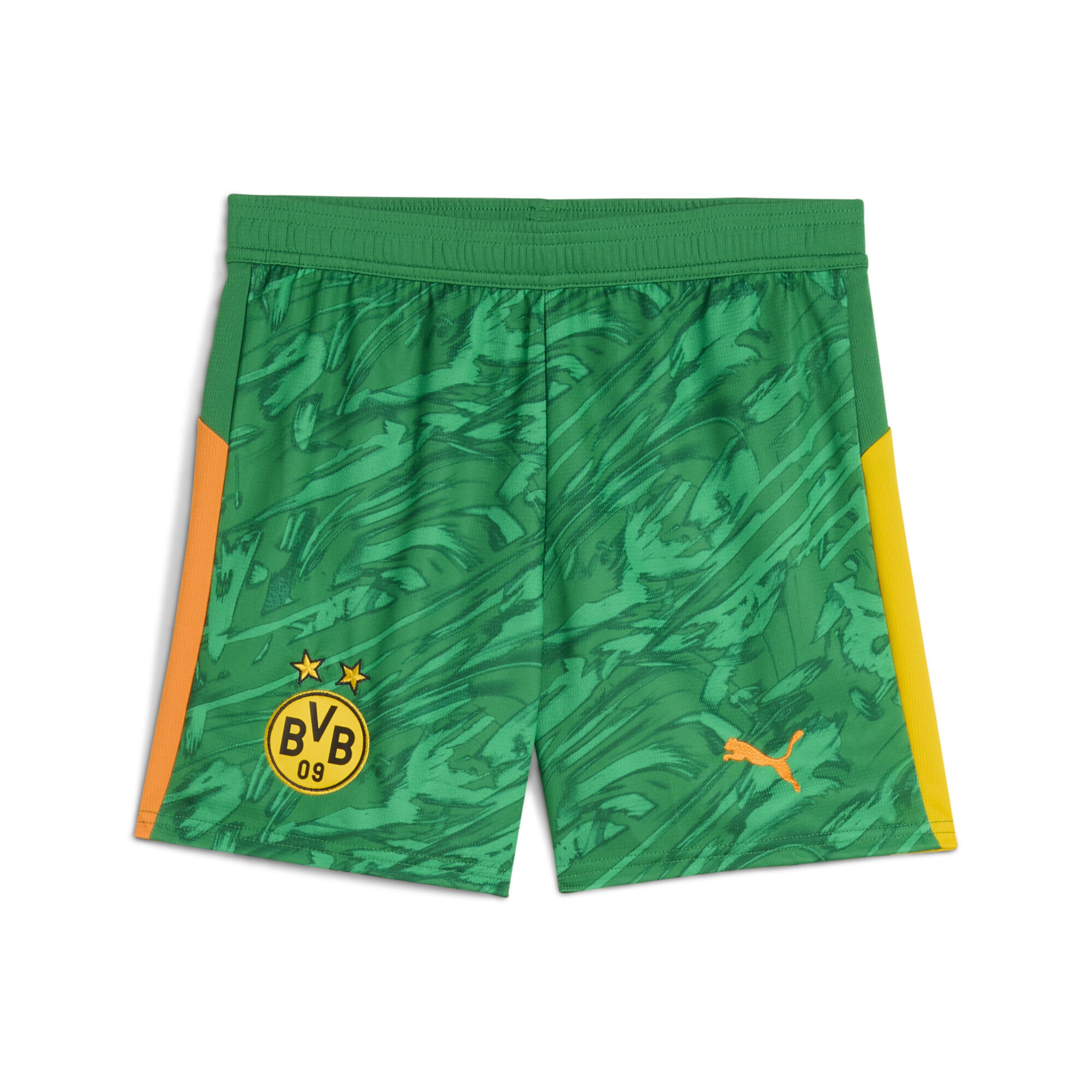 PUMA Regular Sportshorts 'Borussia Dortmund 25/26' in Grün: Vorderseite
