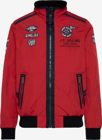 CAMP DAVID Between-Season Jacket in Red: front