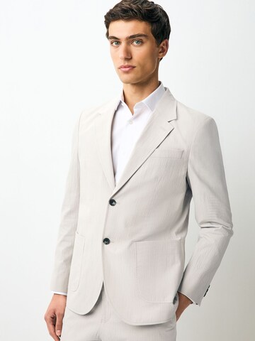 Next Slim fit Business blazer in Beige: front