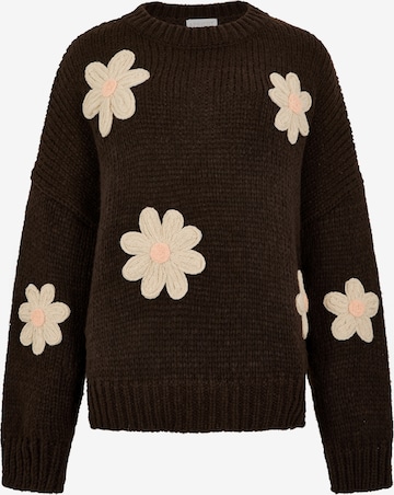 Pull-over ' ' Apricot en marron : devant