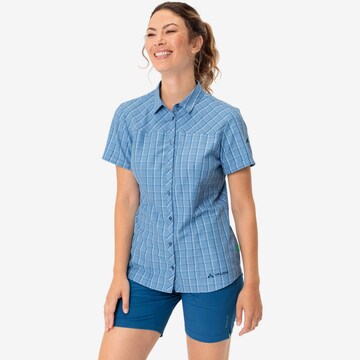 VAUDE Multifunctionele blouse 'Tacun II' in Blauw: voorkant