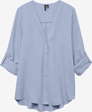 VERO MODA Bluse 'VMMelaney' in Blau: Vorderseite