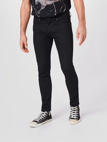 HUGO Red Skinny Jeans '734' i svart: forside