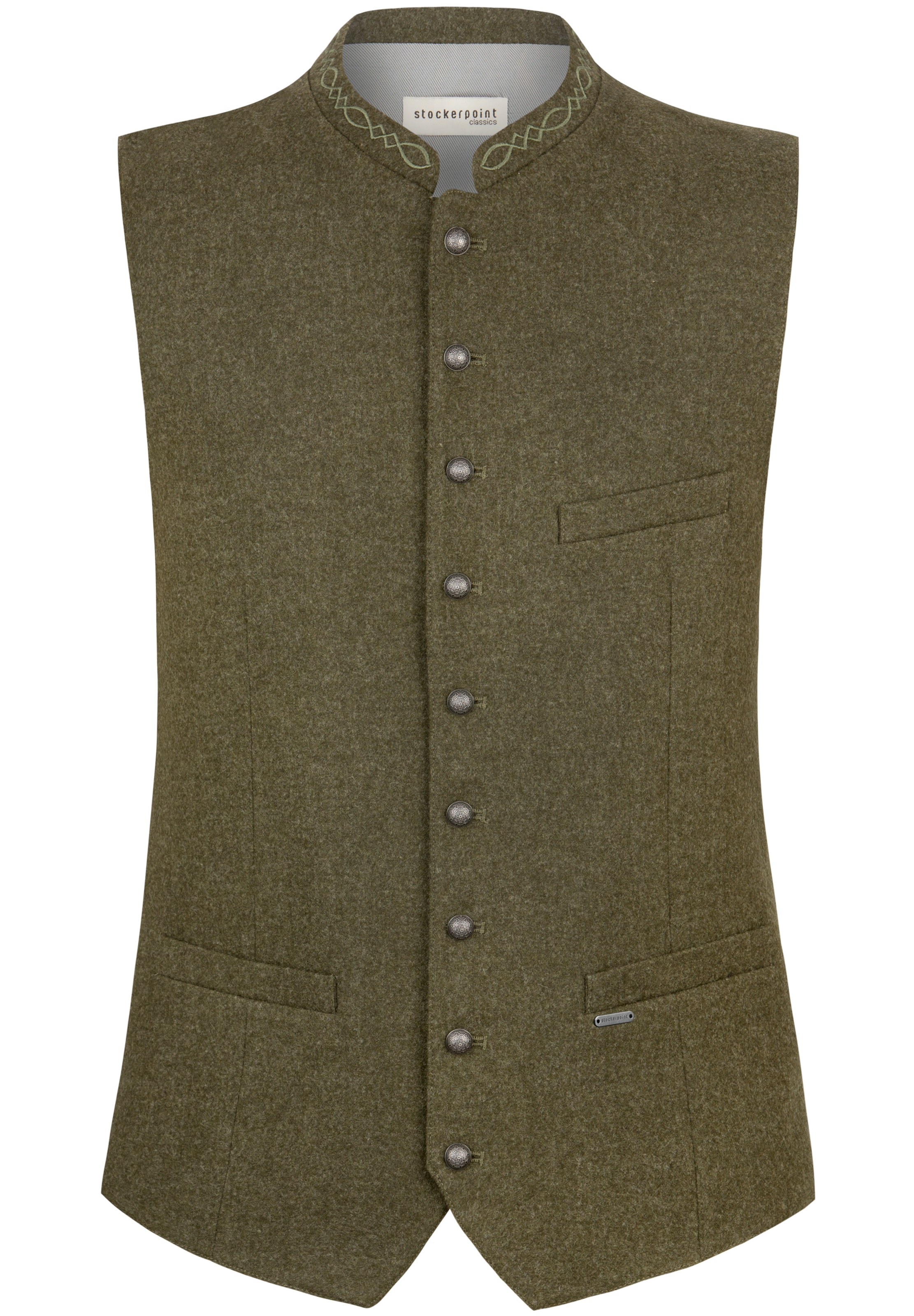 STOCKERPOINT Weste in Grün: Vorderseite