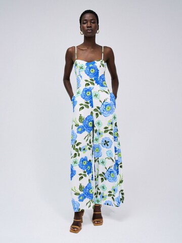 Salsa Jeans Jumpsuit in Blauw: voorkant