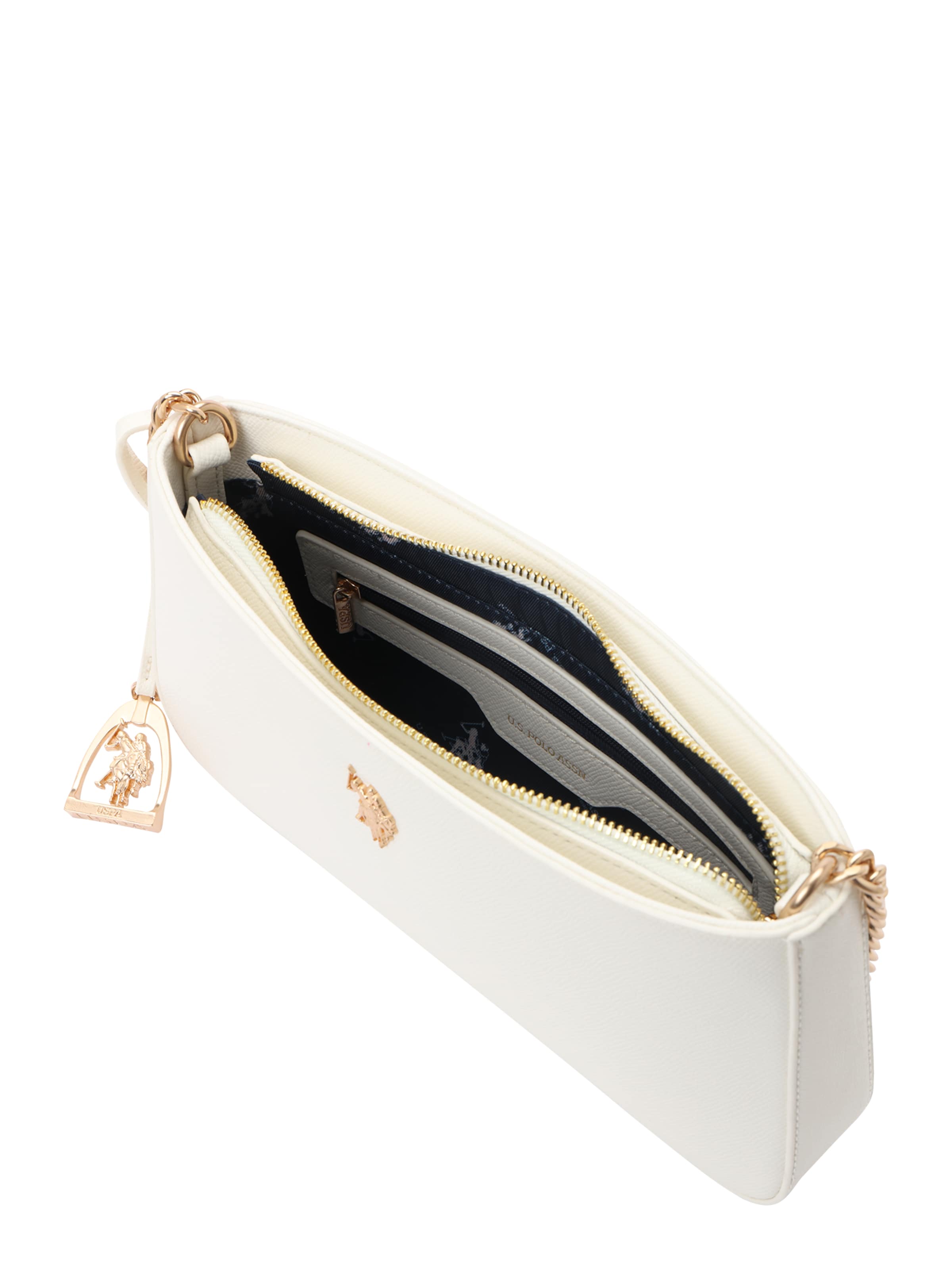 U.S. POLO ASSN. Torba na ramię 'Jones' w kolorze biały