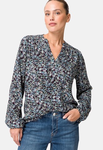 zero Blouse in Blue: front