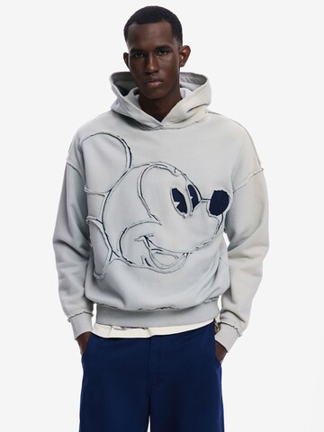 Desigual Mikina 'Mickey Mouse' - Sivá: predná strana