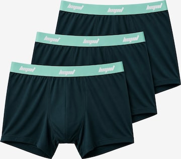Loyal Athletics by Kontra K 3er-Pack Boxershorts in Slim Fit in Grün: Vorderseite