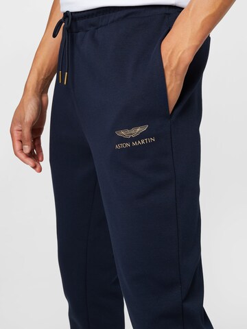 Hackett London Tapered Trousers in Blue