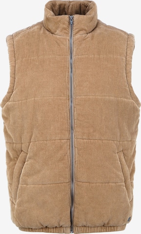 BLEND Bodywarmer 'Somion' in Beige: voorkant