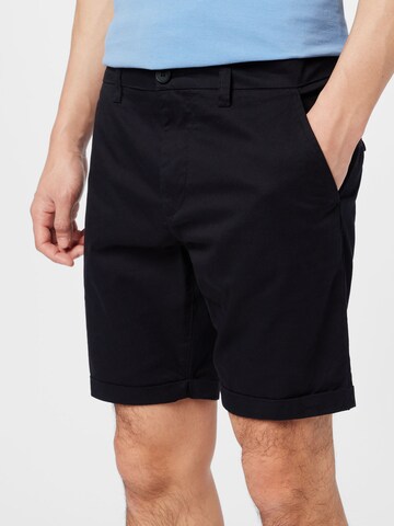 KnowledgeCotton Apparel - Regular Calças chino 'CHUCK' em preto