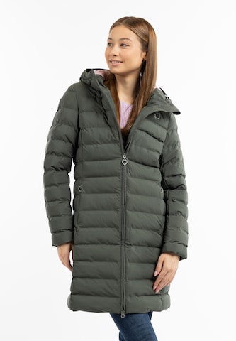 MYMO Winter coat in Green: front