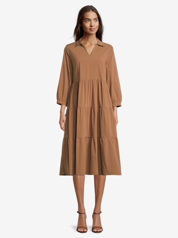 Betty & Co Evening Dress in Brown: front