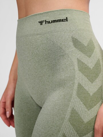 Hummel Skinny Workout Pants 'CI' in Green