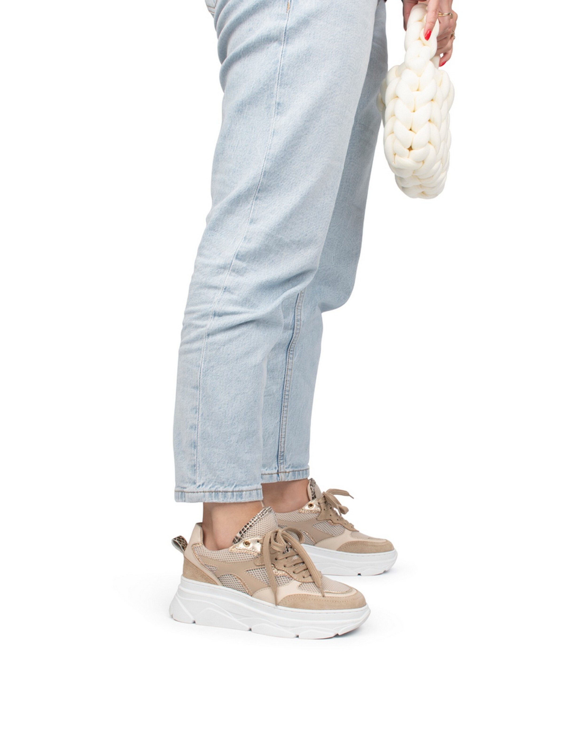 Baskets basses 'Jana' PS Poelman en beige