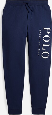 Polo Ralph Lauren Tapered Broek in Blauw: voorkant