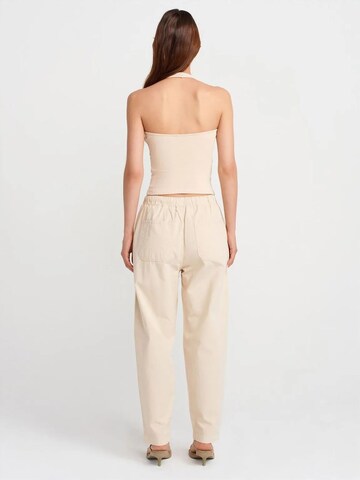 Dilvin Regular Pants in Beige