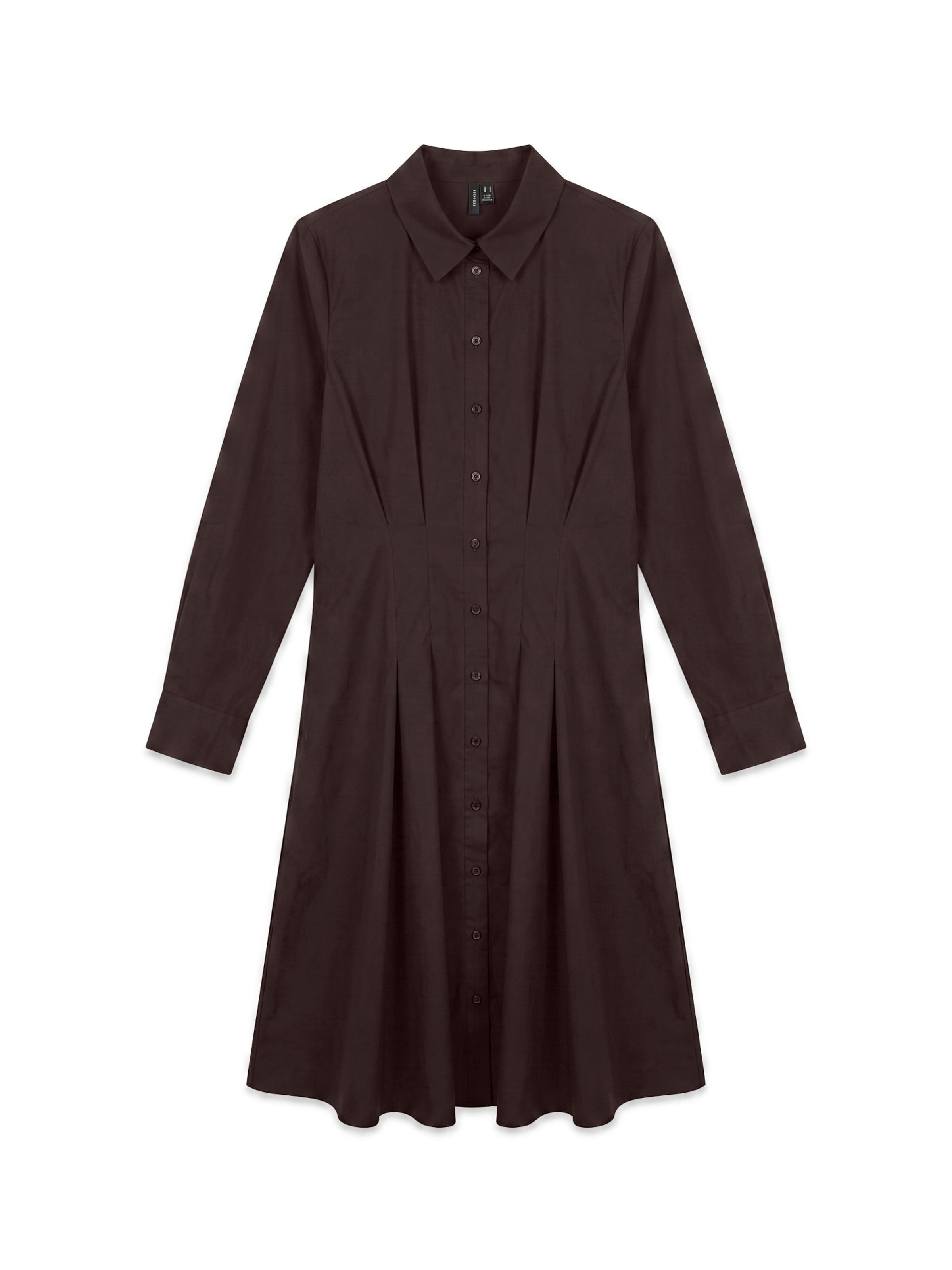 VERO MODA Blousejurk 'SARAH' in Bruin: voorkant