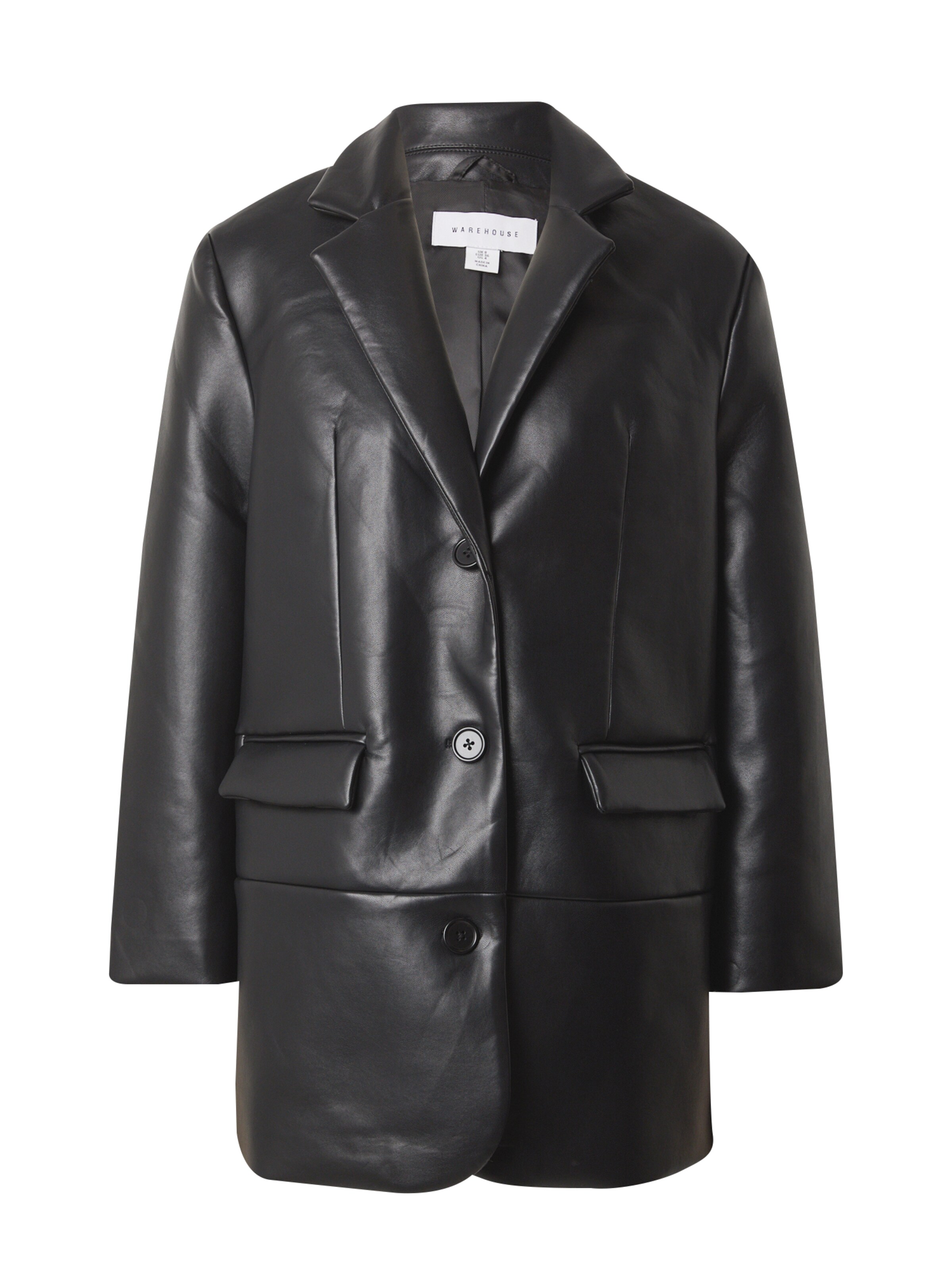 Blazer Warehouse en noir : devant