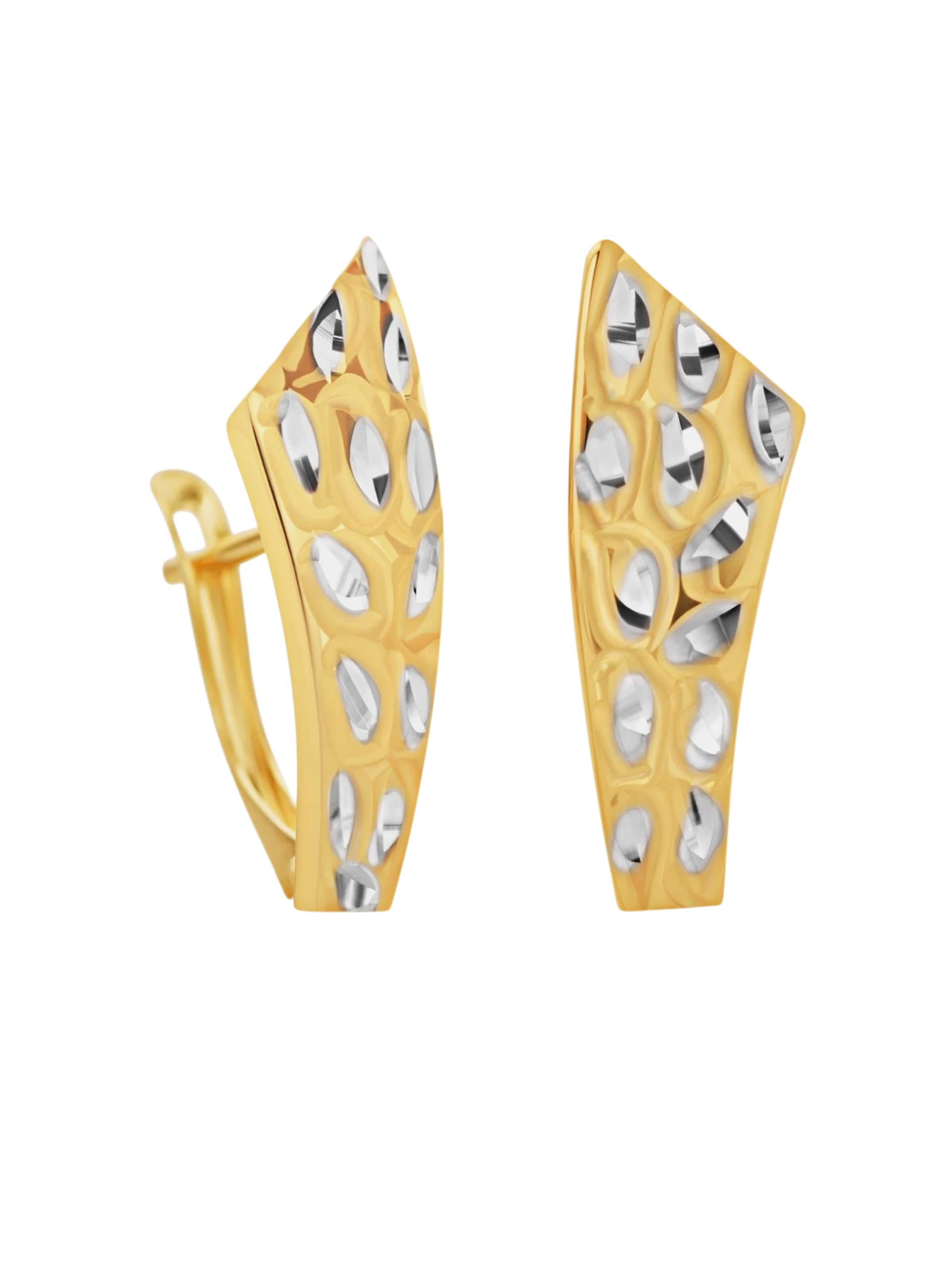 Orecchini 'Ohrringe aus 585 Gelbgold' di DIAMANT LETERNEL in oro: frontale