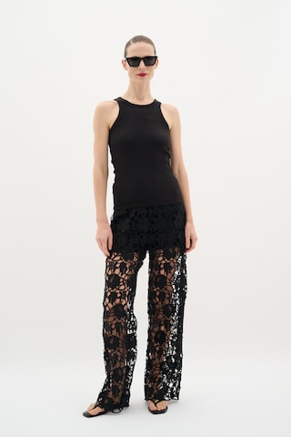 InWear Wide leg Broek 'KyotoI' in Zwart