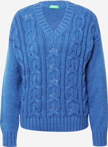 UNITED COLORS OF BENETTON Sweater in Blue: front