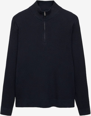 MANGO MAN Pullover 'Antiguap' in Blau: Vorderseite
