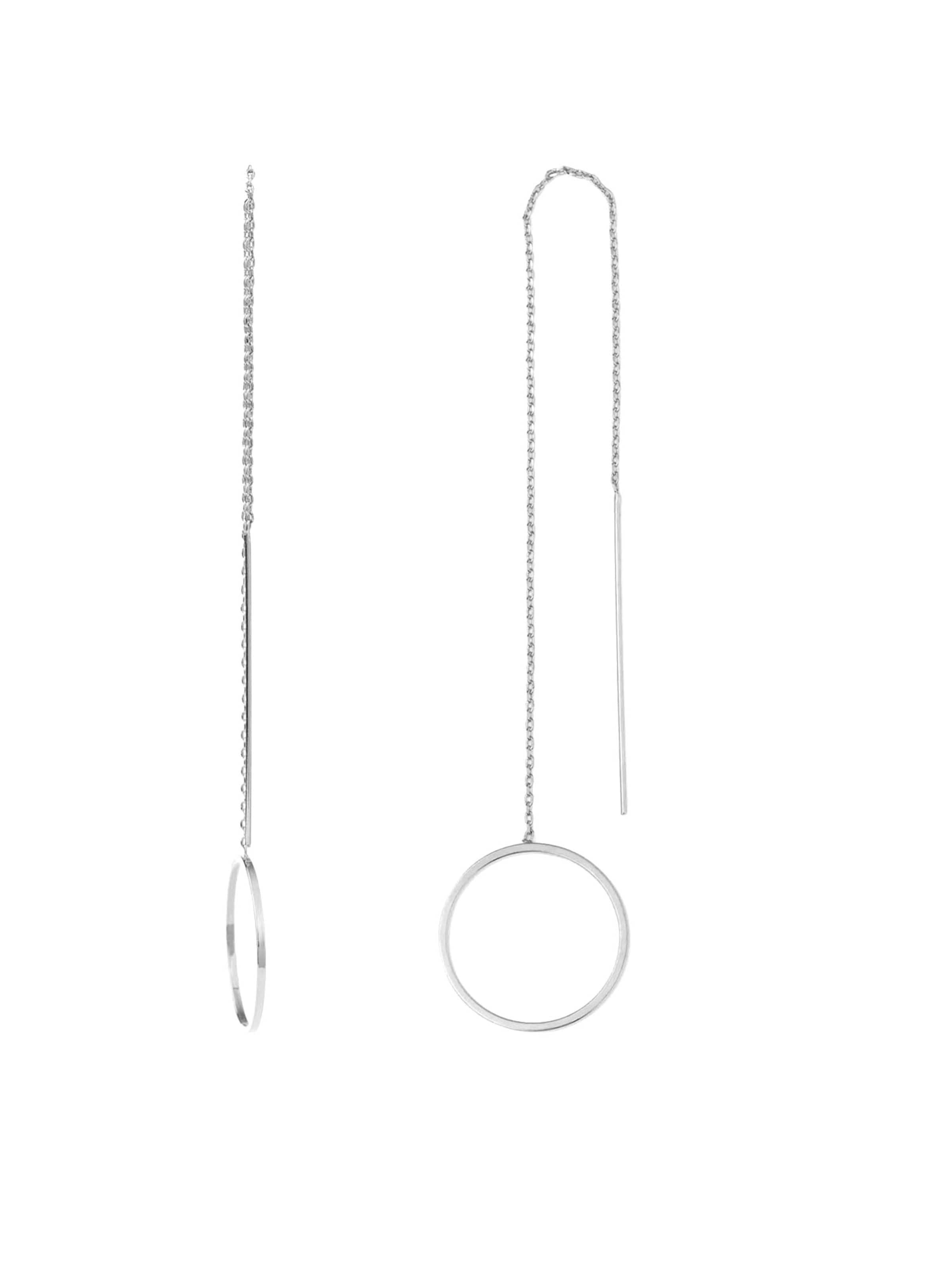 Heideman Oorbellen 'Eris' in Zilver: voorkant