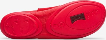 CAMPER Ballet Flats with Strap in Red