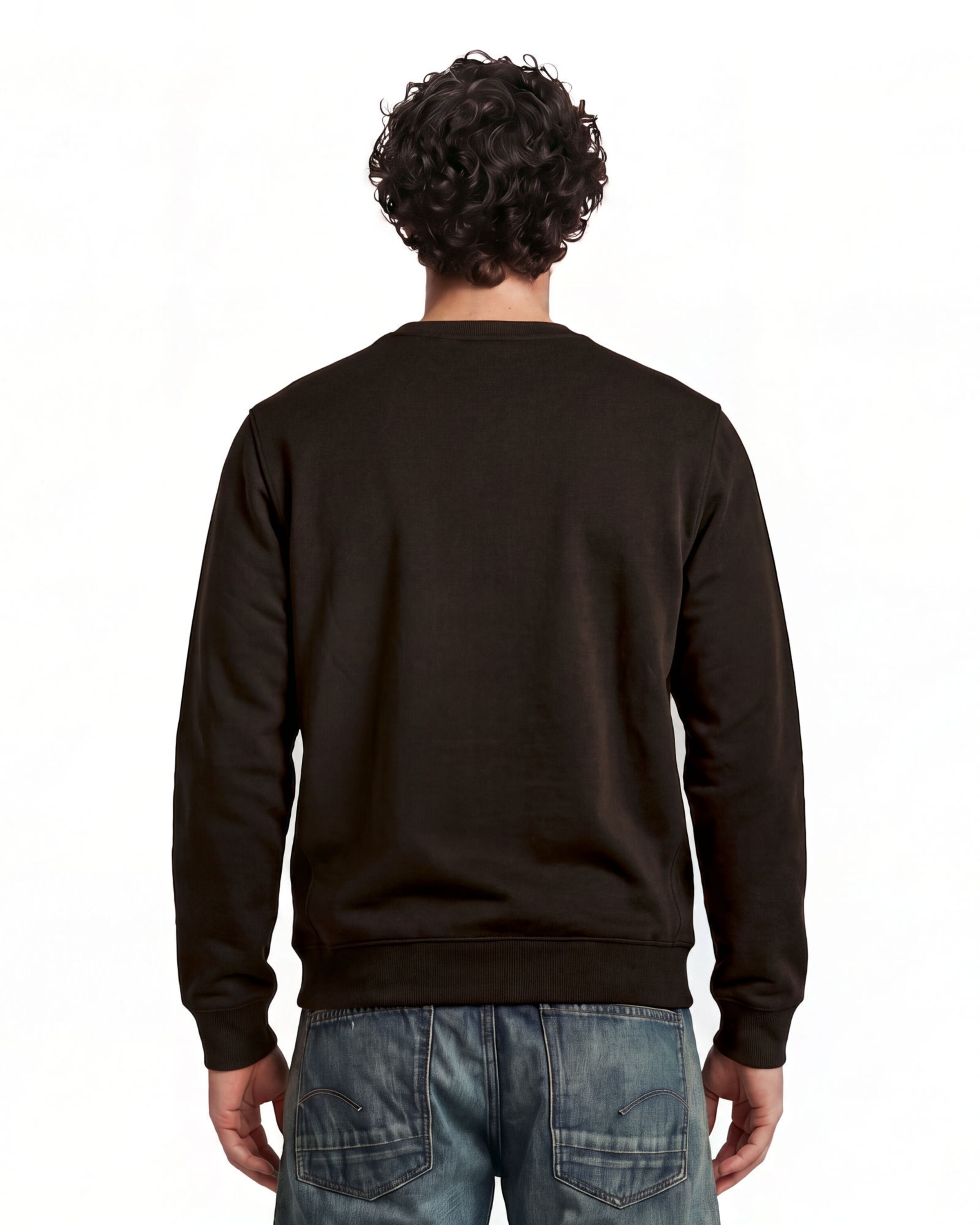 G-STAR Sweatshirt 'Premium Core' in Bruin: voorkant